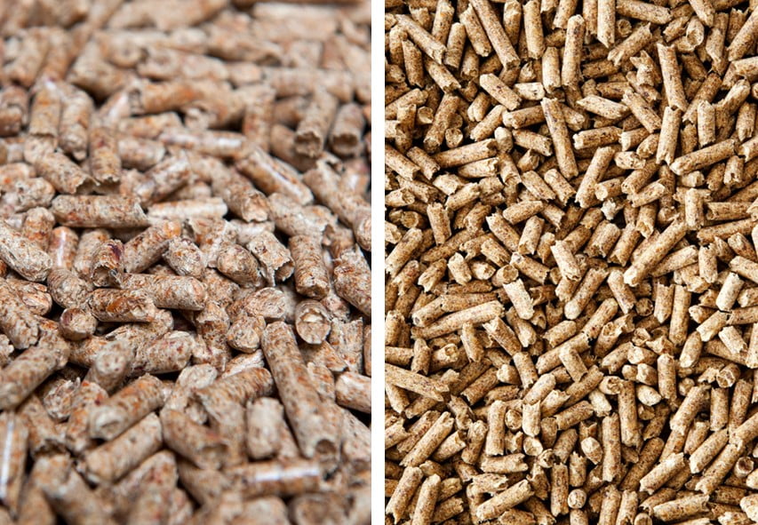 Houtpelles Wit Bruin